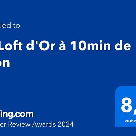 Le Loft D'Or A 10Min De Lyon Lägenhet Champagne-au-Mont-d'Or Exteriör bild