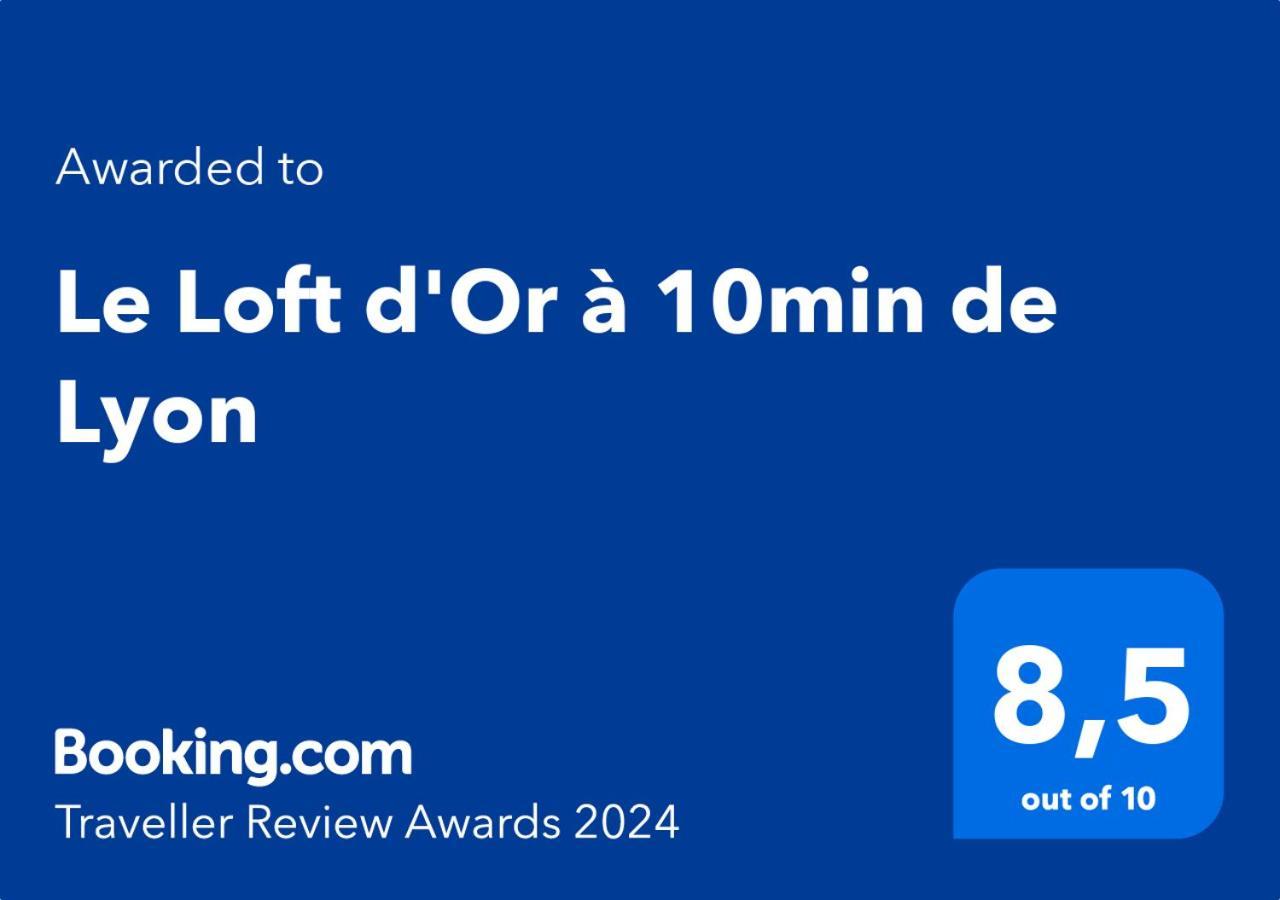 Le Loft D'Or A 10Min De Lyon Lägenhet Champagne-au-Mont-d'Or Exteriör bild